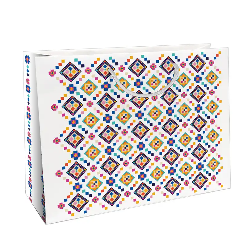 ساک دستی مدل سنتی کد 10470 بسته 12 عددی