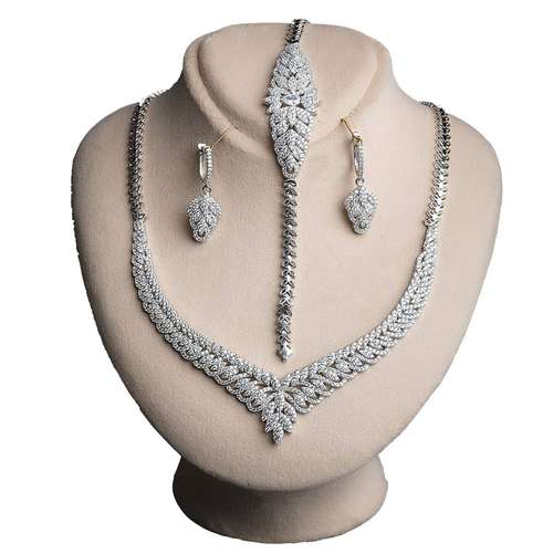 نیم ست نقره زنانه مدل A104