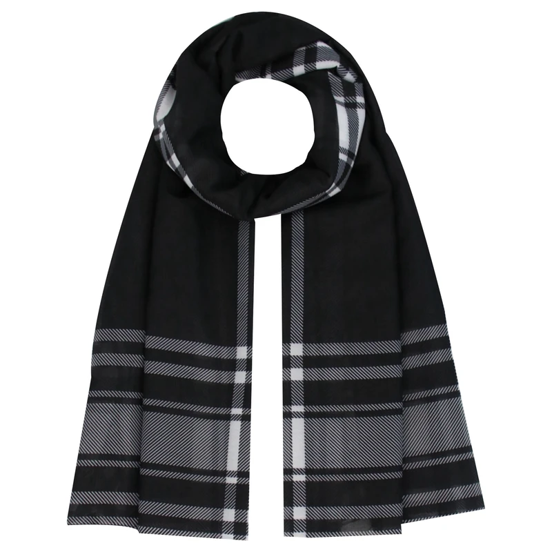 شال زنانه آنالیا مدل نخ ساده طرح هندسی کد ana-10170