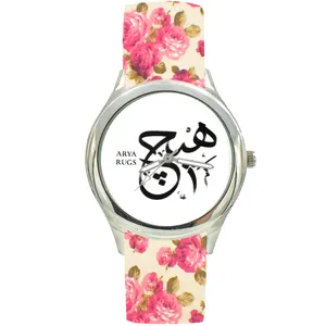 ساعت مچی عقربه ای زنانه مدل بند پارچه ای کد 4206