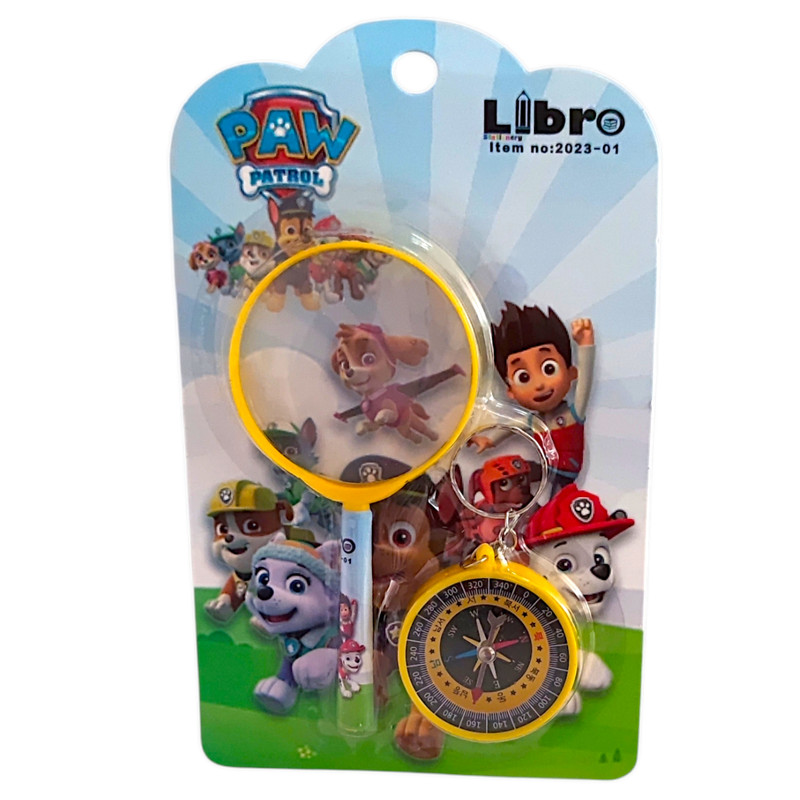 ذره بین مدل سگ های نگهبان به همراه قطب نما