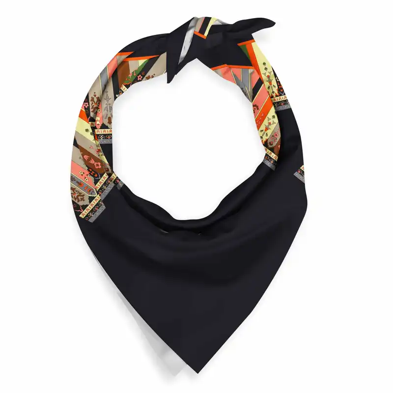 دستمال سر و گردن هاماگراف مدل border