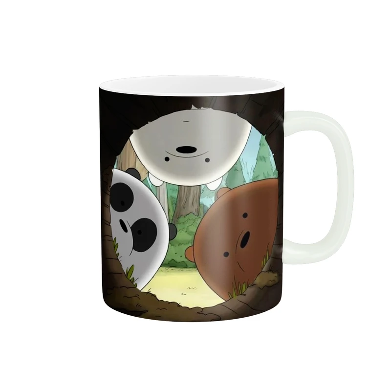 ماگ پادآفرین مدل سه خرس کله پوک بامزه کد p9675