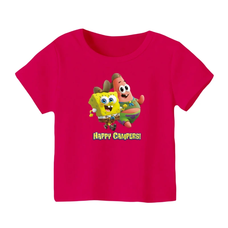 تی شرت آستین کوتاه بچگانه مدل باب اسفنجی کد ۲