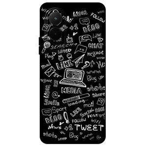 Megafone Social Media 1898 Cover For Xiaomi Poco M7 4G