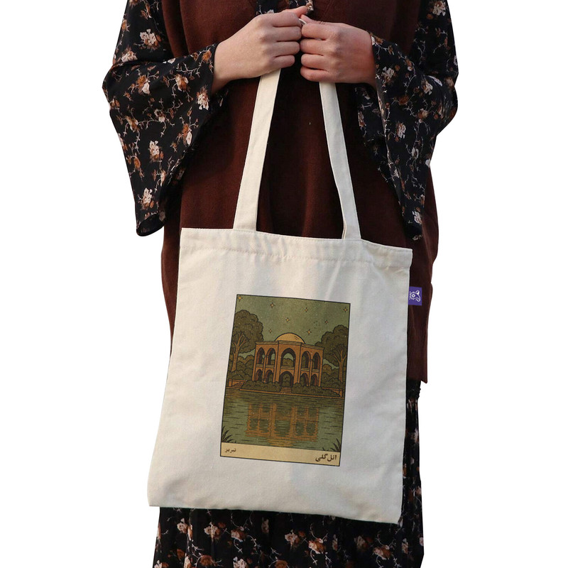 ساک خرید ترمه طراحان ایده مدل کارت ائل گلی تبریز کد map1500 - L