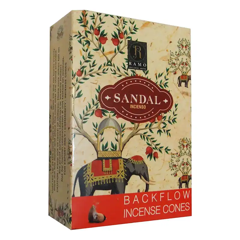 عود رامو مدل آبشاری طرح سندل کد ART-12 بسته 10 عددی