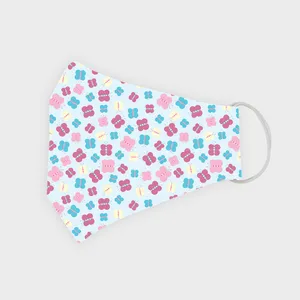 ماسک پارچه‌ای بچگانه مدل پروانه