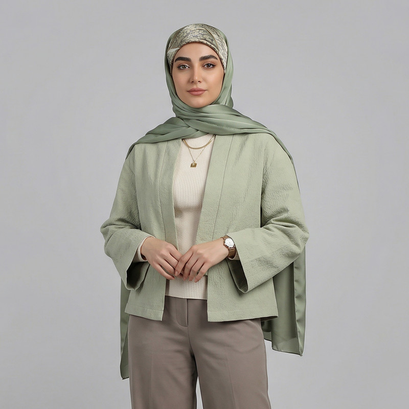 کراپ کت رسمی زنانه توریور مدل 4040068