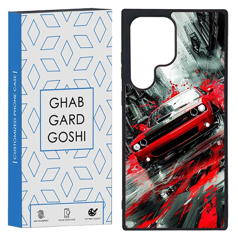 کاور قاب گارد گوشی طرح ماشین کد TPU-091 مناسب برای گوشی موبایل سامسونگ Galaxy S23 Ultra