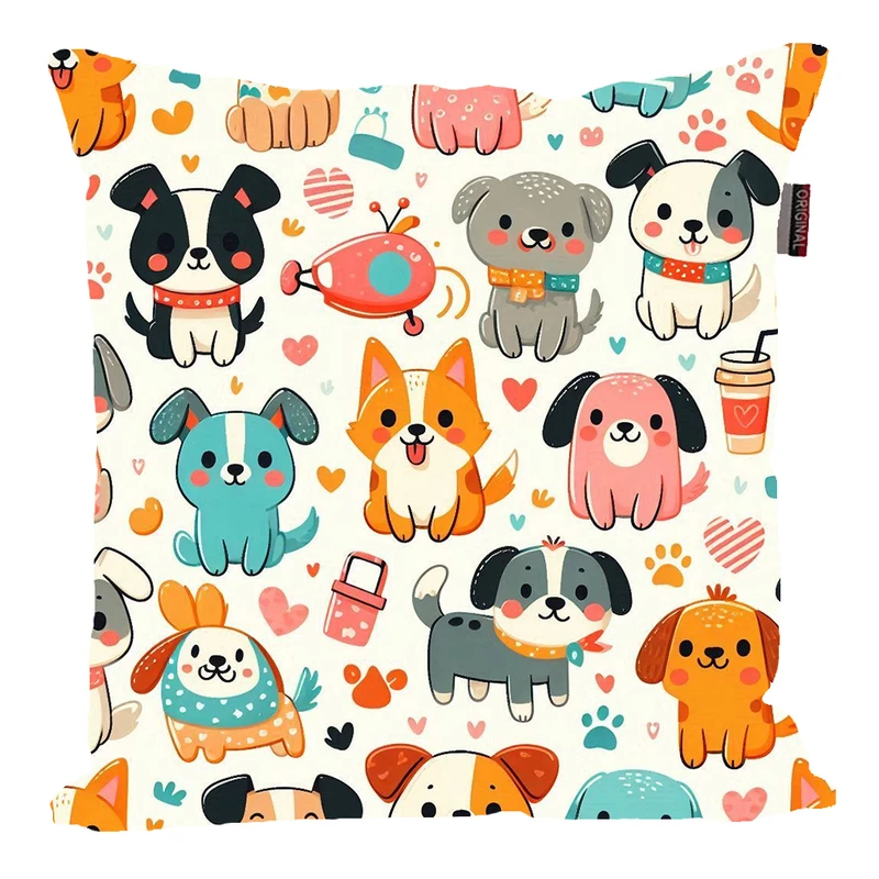 کوسن پاد آفرین مدل عروسکی طرح سگ کد PK40557