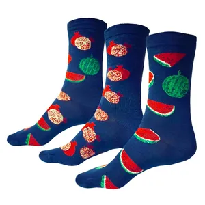 جوراب مردانه هورا مهر مدل HM-S_FUN03 مجموعه 3 عددی