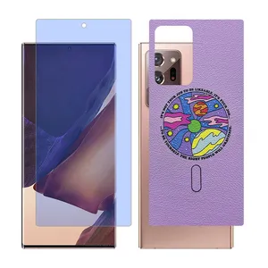 Glass together model blue cut screen protector suitable for Samsung Galaxy Note20 Ultra 5G mobile phone with back cover sticker