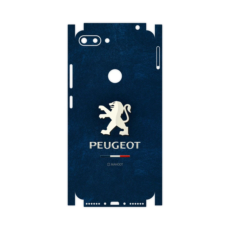 برچسب پوششی ماهوت مدل Peugeot-Logo-FullSkin مناسب برای گوشی موبایل جی پلاس T10