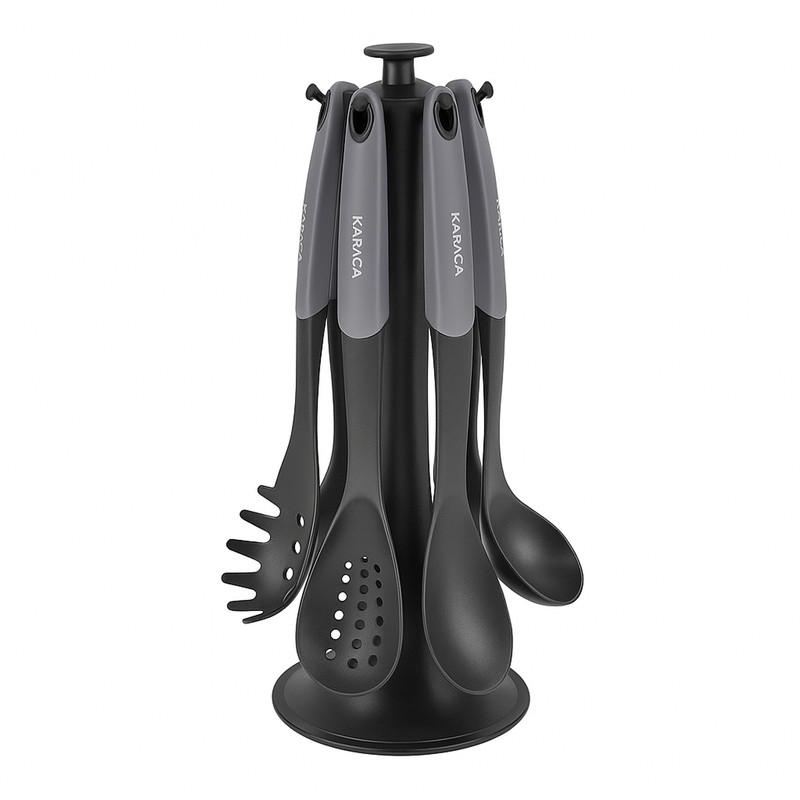 سرویس کفگیر و ملاقه 7 پارچه کاراجا مدل Rue