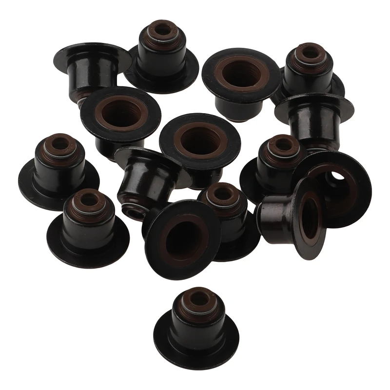 کاسه نمد ساق سوپاپ دیاکوتک مدل VA09-5.5-30 مناسب برای دنا و سمند ملی و سورن پلاس مجموعه 16 عددی