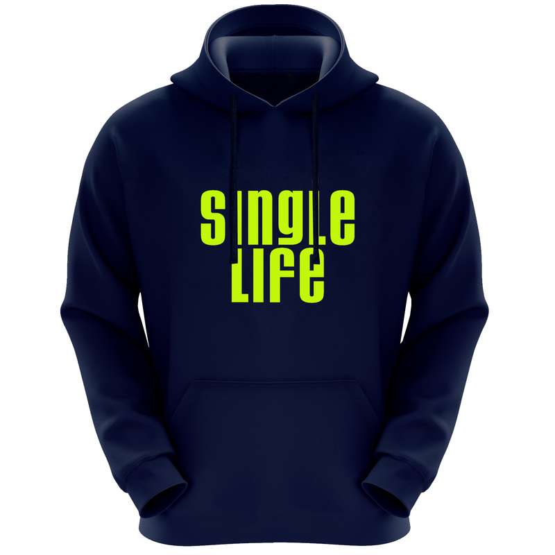 هودی زنانه مدل A03 LIFE رنگ سرمه ای