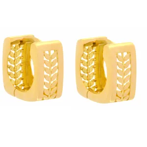 گوشواره طلا 18 عیار زنانه طلای مستجابی مدل گندم کد 62