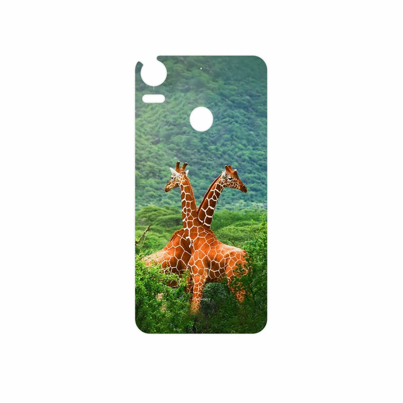 برچسب پوششی ماهوت مدل Giraffe مناسب برای گوشی موبایل اچ تی سی Desire 10 Pro