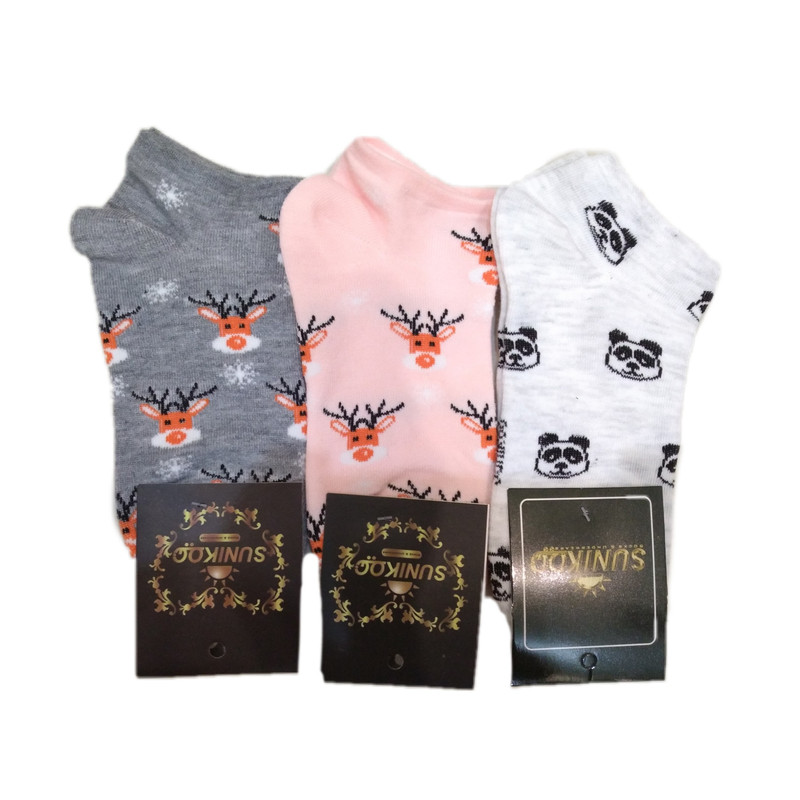 جوراب زنانه کد w71 مجموعه 3 عددی