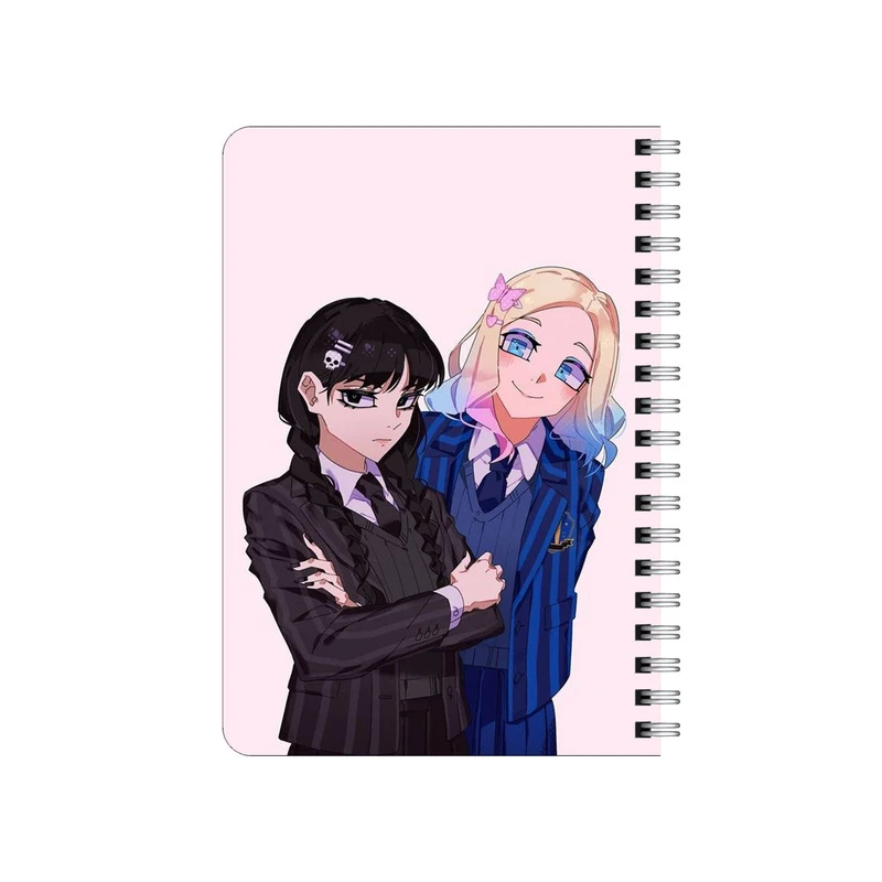 دفترچه یادداشت بامبیلیپ مدل چوبی طرح سریال ونزدی کد 8226085