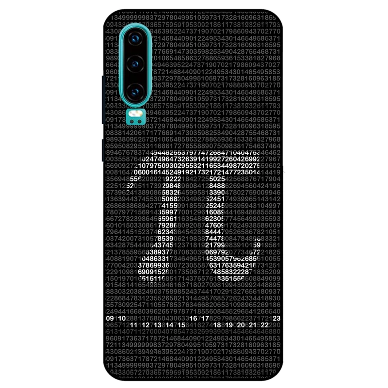 کاور مگافون طرح عدد پی مدل 7240 مناسب برای گوشی موبایل هوآوی P30 