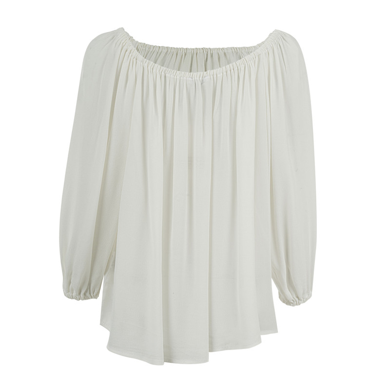 بلوز آستین بلند زنانه سرژه مدل 204640 رنگ سفید