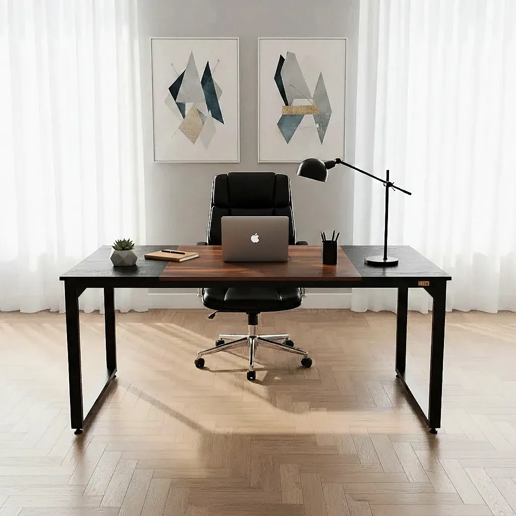 میز مدیریت دیزم مدل  مونتاژی TLD_asm_150×80_Tri  سایز 150×80