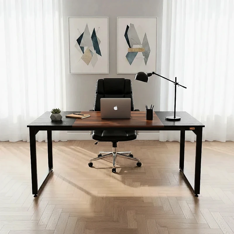 میز مدیریت دیزم مدل  مونتاژی TLD_asm_150×60_Tri سایز 150×60 سانتی متر