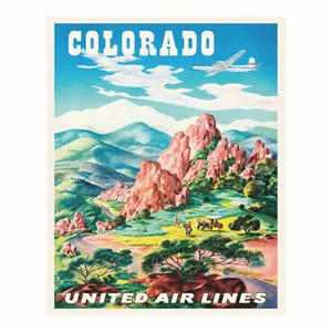 پوستر مدل منظره‌های طبیعی کلرادو  