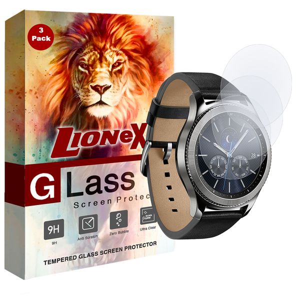 محافظ صفحه نمایش لایونکس مدل UPS مناسب برای ساعت هوشمند سامسونگ Gear S3 classic LTE بسته سه عددی محافظ صفحه نمایش لایونکس مدل UPS مناسب برای ساعت هوشمند سامسونگ Gear S3 classic LTE بسته سه عددی