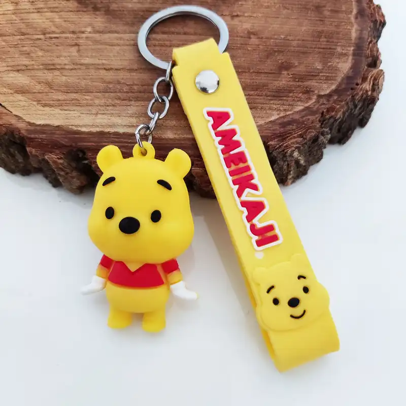 جاکلیدی مدل سیلیکونی طرح خرس پو کد DB21