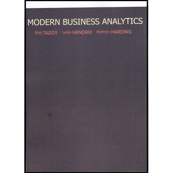 کتاب Modern Business Analytics اثر جمعی از نویسندگان انتشارات مک گراهیل