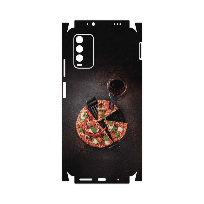 برچسب پوششی ماهوت مدل Pizza-FullSkin مناسب برای گوشی موبایل شیائومی Redmi Note 9 4G