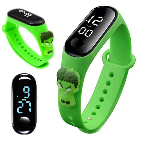 ساعت مچی دیجیتال مدل عروسکی هالک