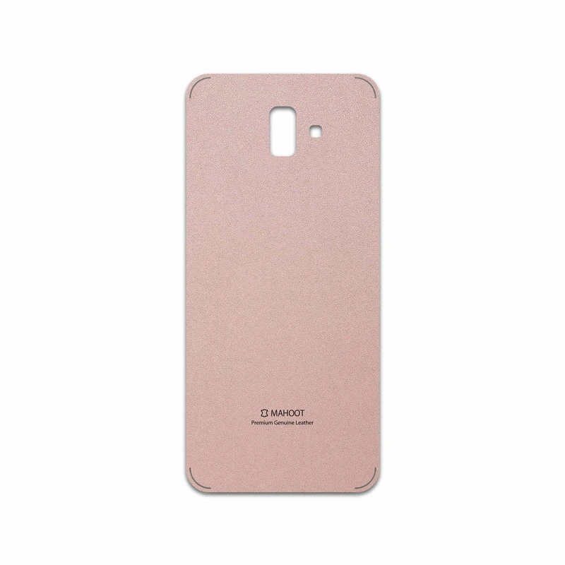 برچسب پوششی ماهوت مدل Rose Gold Leather مناسب برای گوشی موبایل سامسونگ Galaxy J6 Plus