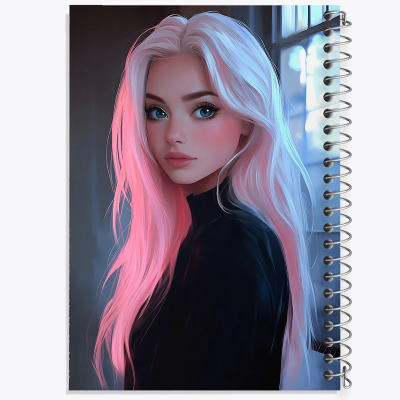 دفتر لیست خرید 50 برگ خندالو طرح دخترانه کد F6579