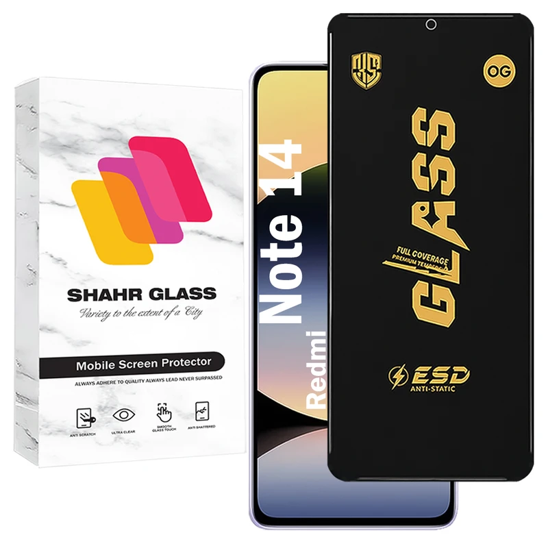 محافظ صفحه نمایش شهر گلس مدل OGESD مناسب برای گوشی موبایل شیائومی Redmi Note 14 4G / 5G