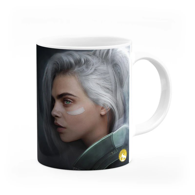 ماگ هومرو طرح فانتزی دخترانه مدل MG3006