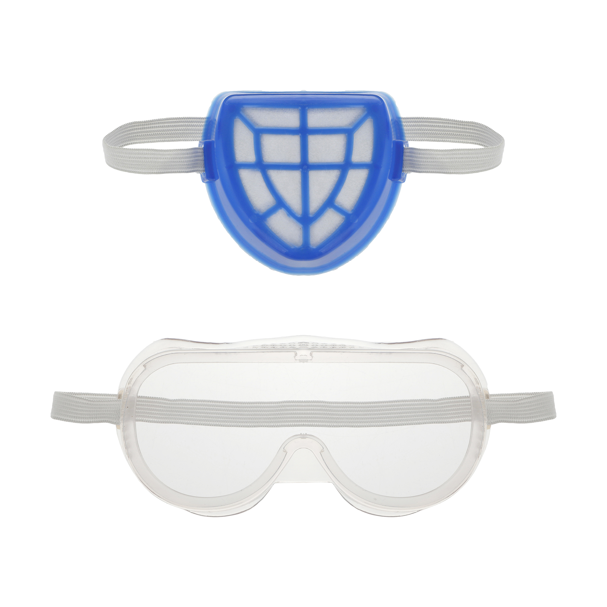 عینک ایمنی کد 2S به همراه ماسک ایمنی