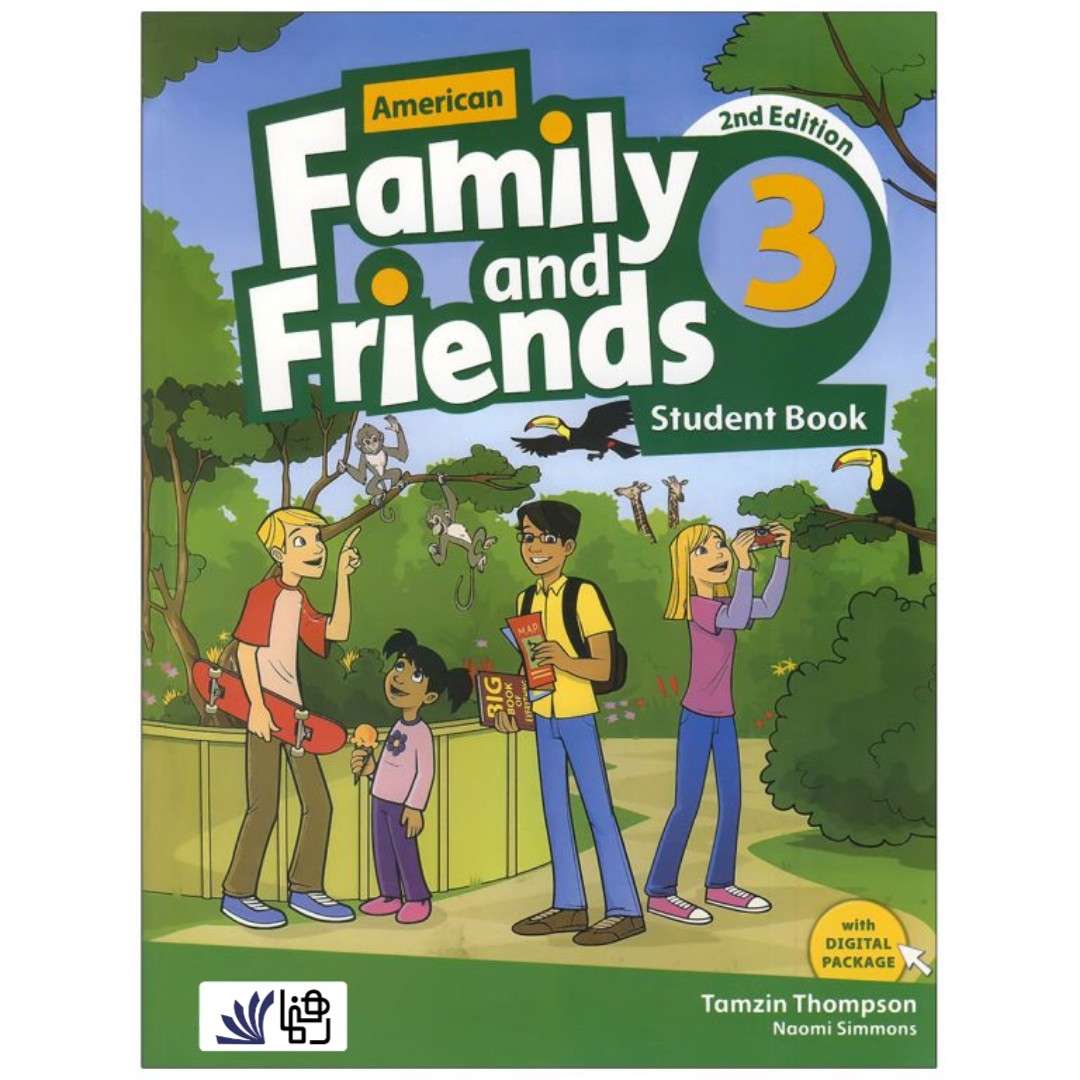 کتاب American Family and Friends 2nd 3 اثر Naomi Simmons انتشارات رهنما