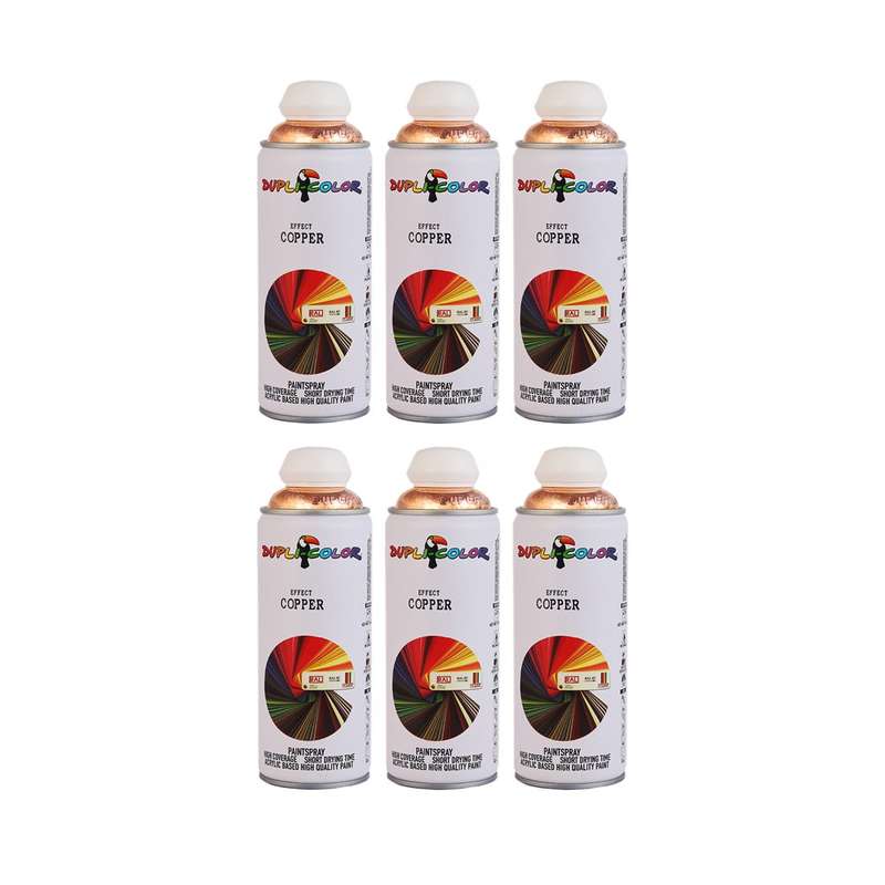 اسپری رنگ مسی دوپلی کالر مدل Effect Copperحجم 400 میلی لیتر مجموعه 6 عددی اسپری رنگ مسی دوپلی کالر مدل Effect Copperحجم 400 میلی لیتر مجموعه 6 عددی