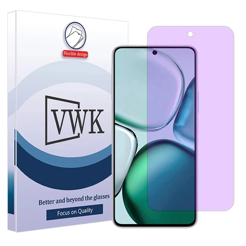 محافظ صفحه نمایش آنتی پرپل وی دبلیو کی مدل هیدروژلی مناسب برای گوشی موبایل آنر X9c Smart