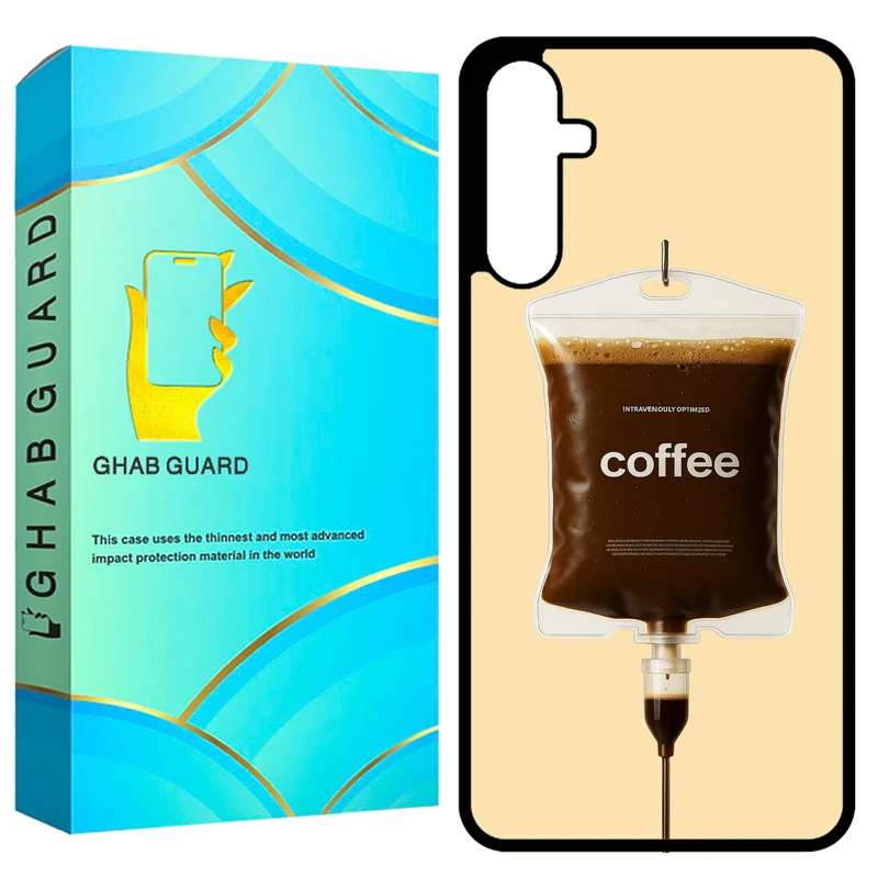 کاور قاب گارد طرح یک واحد قهوه مدل GCHPA24 مناسب برای گوشی موبایل سامسونگ Galaxy A24 4G