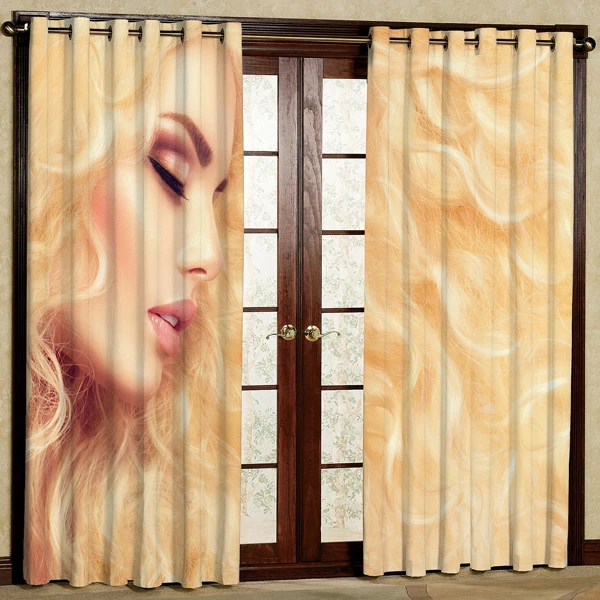 پرده مدل مخمل پانچی کد 6480 سایز 280x140 سانتی متر