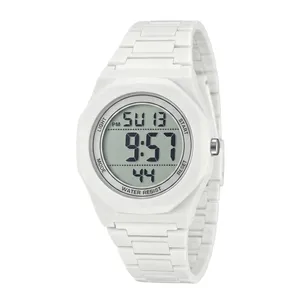 ساعت مچی دیجیتال مردانه مدل اسپرت تک زمانه بند کربنی سبک قفل مخفی کد C3