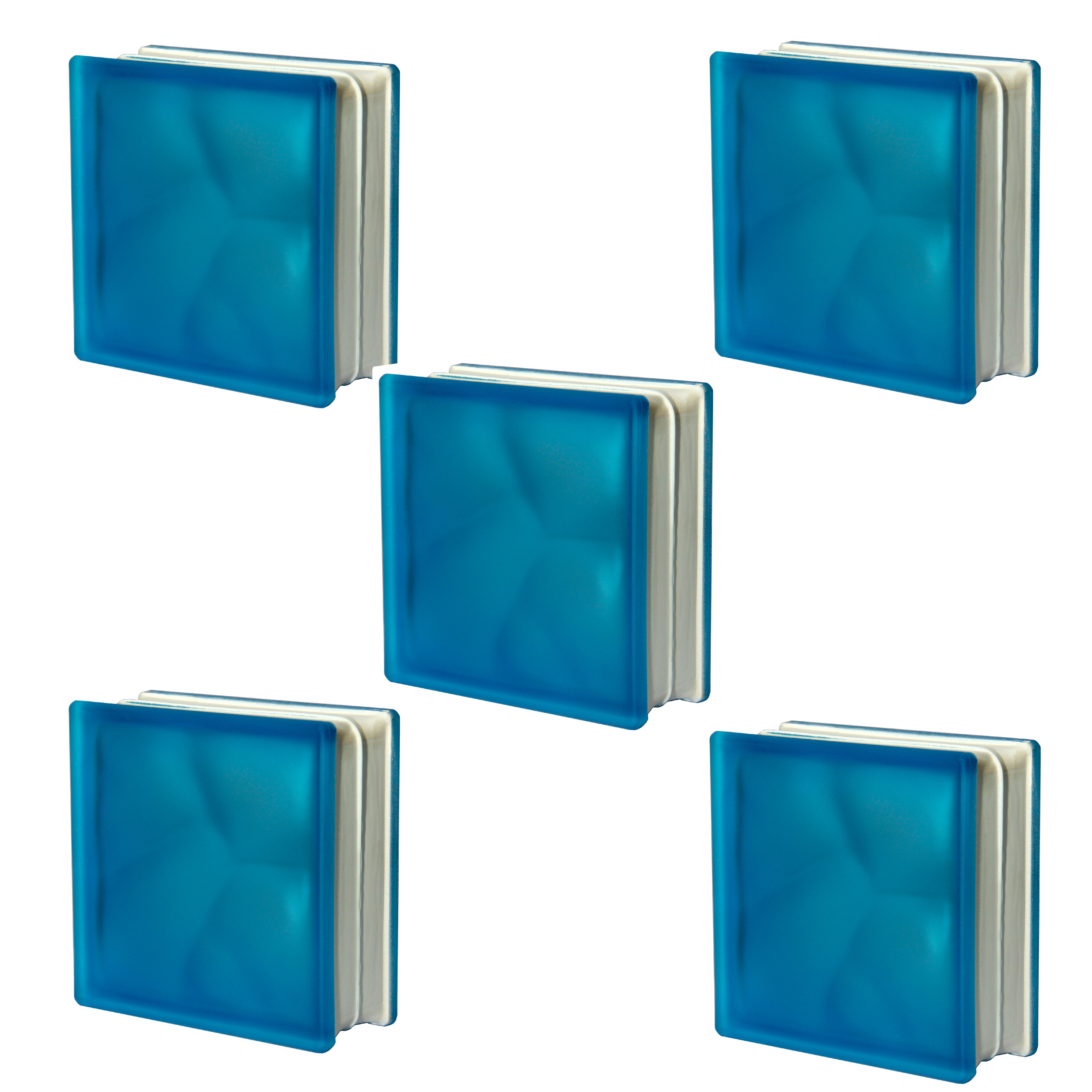 بلوک شیشه ای مدل SATIN بسته 5 عددی