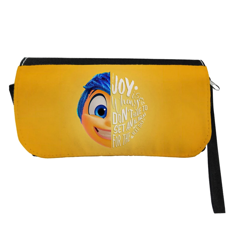  جامدادی مدل دوزیپ طرح انیمیشن درون و بیرون 2 کد NI1452