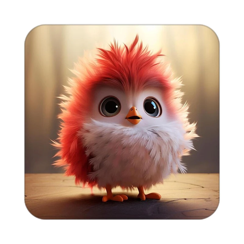 زیر لیوانی کاکتی طرح حیوانات کارتونی مدل mp28123