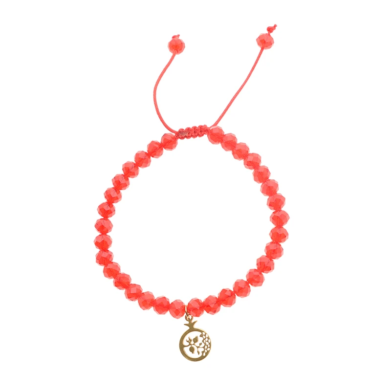 دستبند زنانه دلنار گالری مدل شاخه انار یلدا